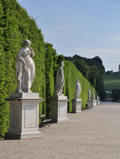 sculptures at Schönbrunn