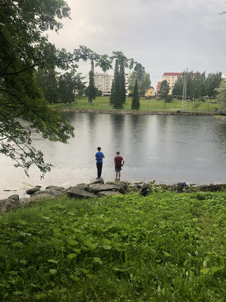 fishing on the kajaani