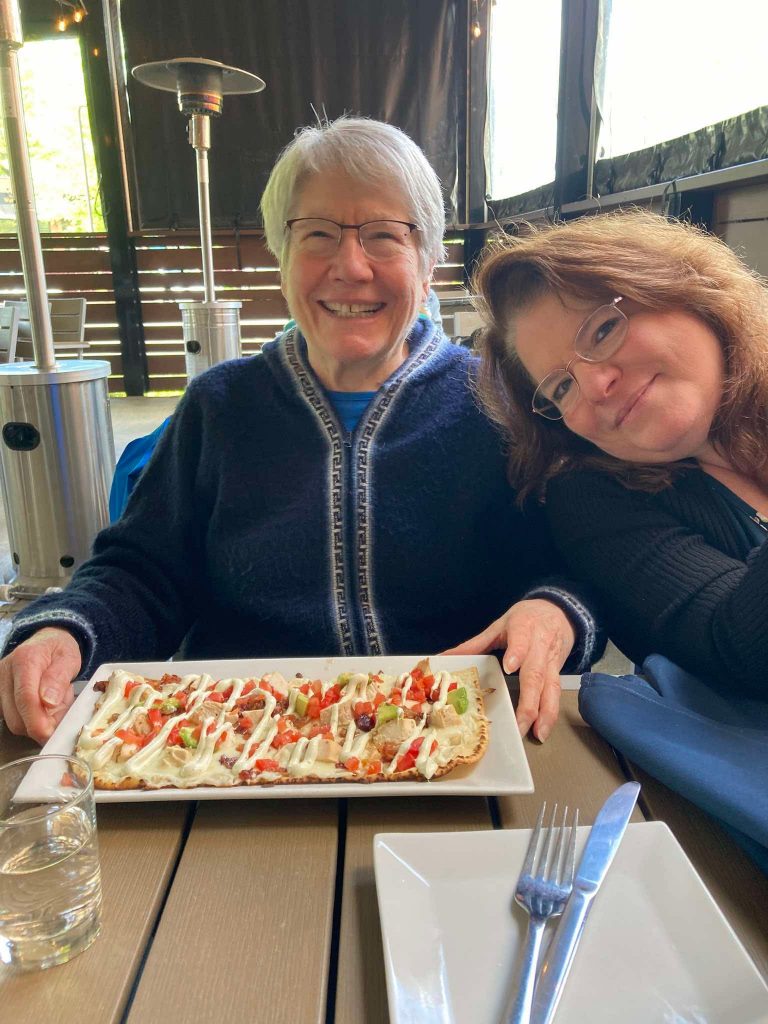 Mom's flatbread at Emmet's Table