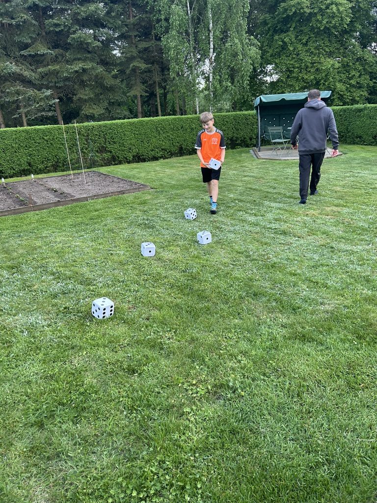 Jakob playing Yardtzee