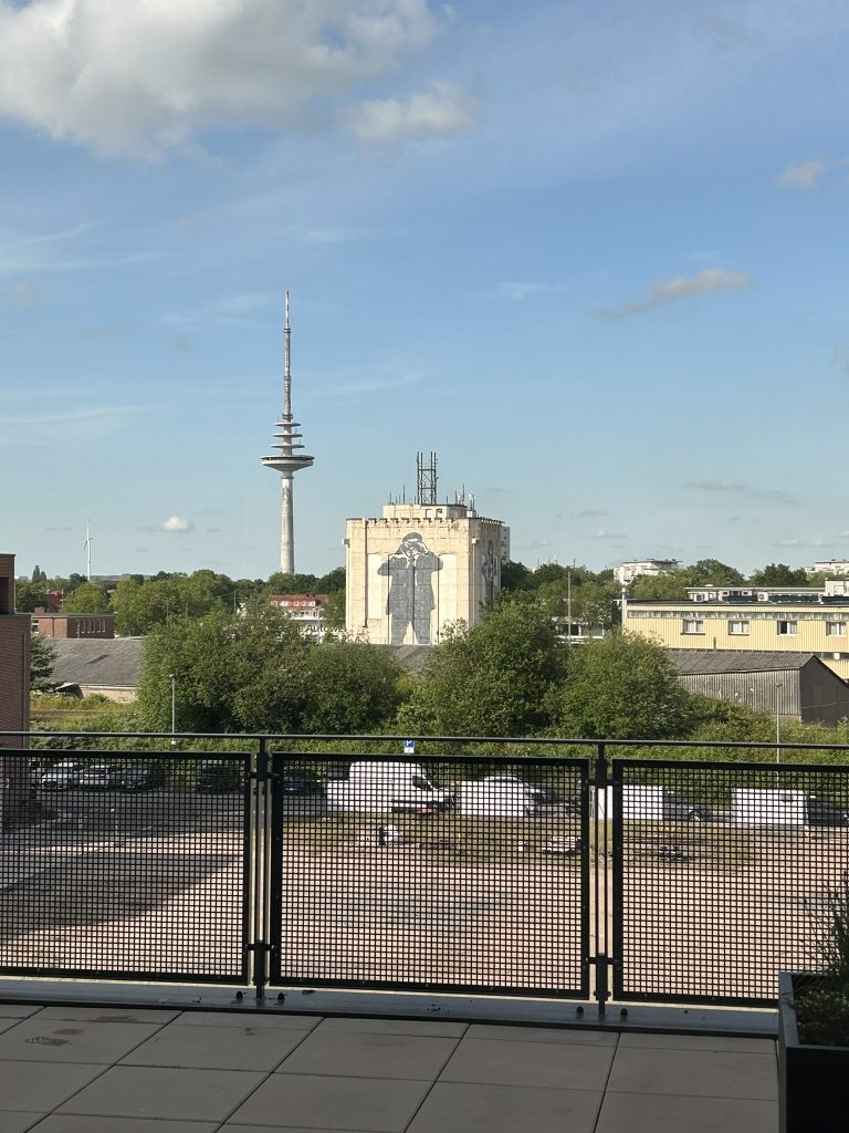view from the balcony